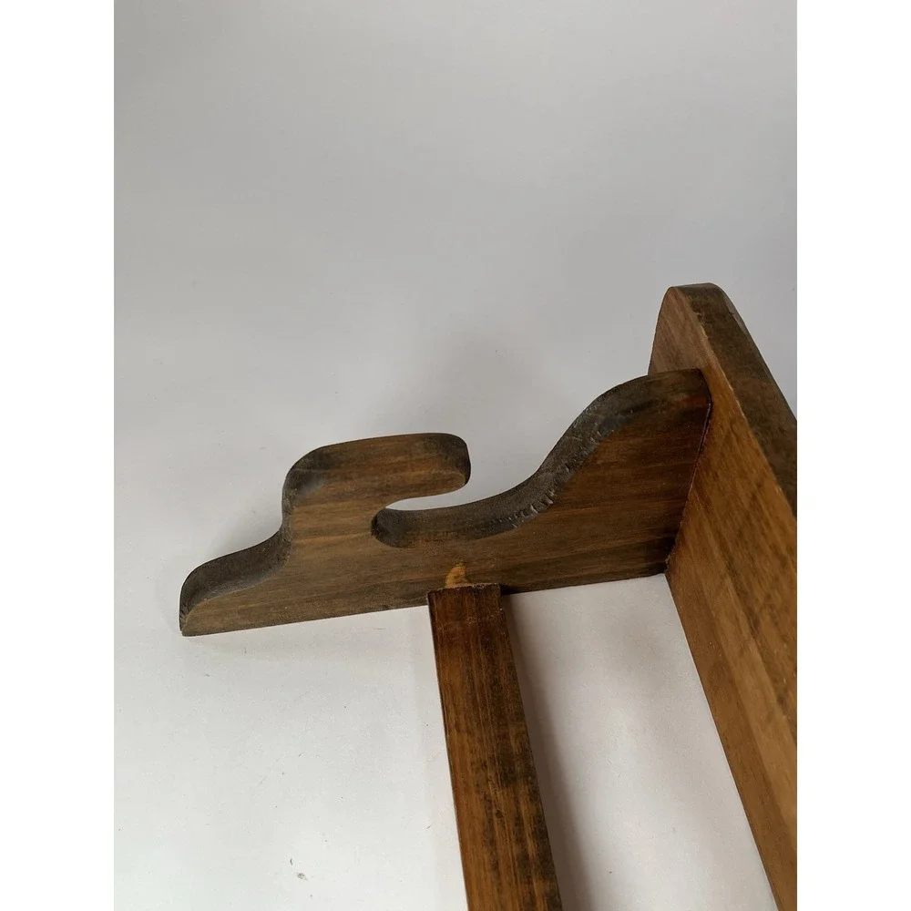 Vintage Wooden Wall Shelf Primitive Cottagecore Grandmacore